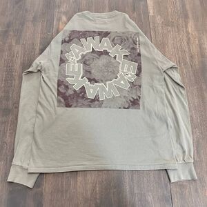 Awake NY Ceremony Long Sleeve Tee Shirt 'Sage' Fall/Winter 2020 New York Size L‎